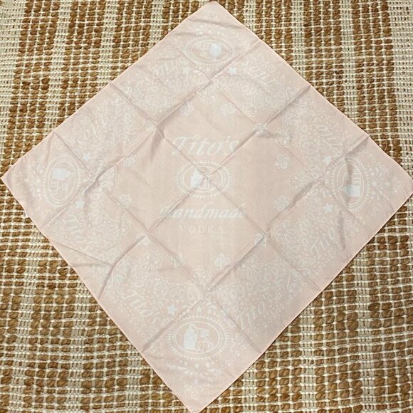 Brand New Tito’s Handmade Vodka Pink Bandana - Picture 4 of 8
